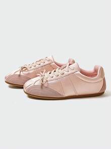 MASKERT Giày nữ đa năng thời trang thường ngày, đế bằng cao su, giày thể thao casual, phù hợp mang hàng ngày. - Hồng - Xem 2