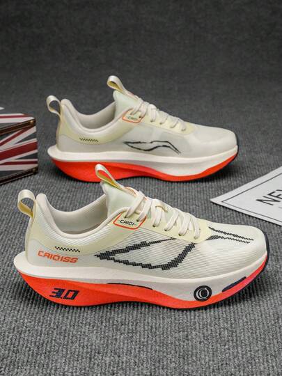 Men's Running Shoes, Sports Cross-Training Shoes With Shock Absorption, Non-Slip And Wear-Resistant Soles. Breathable Mesh Upper, Non-Slip Jogging Shoes. Soft Bottom Fitness Exercise Durable And Comfortable Lightweight Sports Sneakers