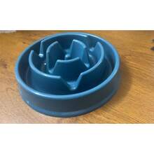 Dog Slow Feeder Bowl Non-Slip Durable -Friendly PP Plastic Medium Size Length 8.07 In Height 2.28 In 30 US Fluid Ounces Of Food Or  Puzzle Bowl Anti-Gul Bowl - 如圖所示 - 查看 2