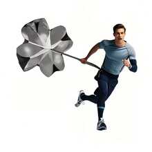 1pc Black Resistance Parachute For Fitness Training - Multi-Functional Speed Training Equipment, Foldable And Portable, Enhances Speed And Acceleration, Easy To Carry And Store, Convenient For Transport, Multi-Purpose Training Accessory - Multicolor - View 9