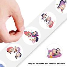 500张K-Pop卡通贴纸卷，可爱偶像人物乙烯基贴纸，防水美观贴纸，适用于笔记本电脑、水瓶、手机壳，K-Pop粉丝周边 - 多色 - 查看 5