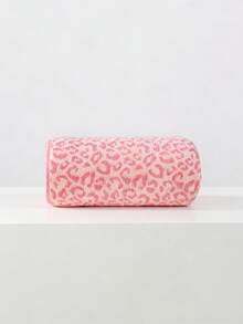 1pc/2pcs/3pcs Luxury Pink Leopard Print Towel Set - Jacquard Coral Fleece, Ultra Soft Plush Towels, Ideal For Bold Home Decor And Spa Setting - Multicolor - View 14