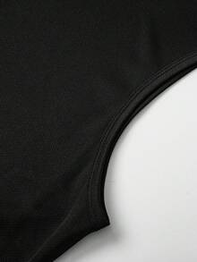 ZULIZ 男士透气运动背心，适合锻炼健身，黑色，夏季款 - 黑色 - 查看 5