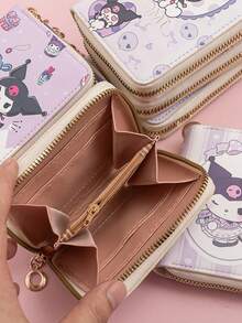 Sanrio Coin Purse, Mini Zipper Women's Fashion Cat Coin Purse, Cartoon Women's Practical Fashion Cute Coin Purse, Mini Wallet, Perfect Choice For Christmas, Thanksgiving, Birthday Or Valentine's Day Party Gifts. - Multicolor - View 3