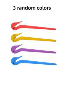 1pc Elastic Hair Tie Remover Tool, Disposable Rubber Band Disassembler, Hair Tie Removal Tool, Styling Accessory To Prevent Hair Pulling And Scalp Damage - Multicolor - View 14