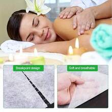 Ga trải giường massage dùng một lần không dệt, thoáng khí, (2 cái/50 cái/100 cái/200 cái) dành cho thẩm mỹ viện, spa, nối mi, xăm hình. - Nhiều màu - Xem 5