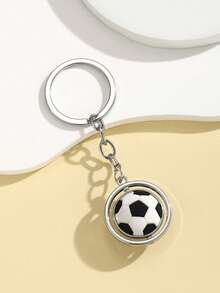 New Arrival Sports Ball Keychains, DIY Handmade Rotating Basketball, Football, Baseball, Volleyball Keychains, World Cup Commemorative Small Gifts, Sports Style Car Key/Bag Decoration, Suitable For Daily Use, Gifts For Friends (Rotatable) Gifts For Mother, Father, Graduation, And Teacher - Multicolor - View 11