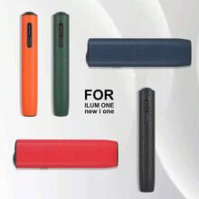 Fingerprint-Resistant Soft TPU & PU Leather Case For IQOS ILUMA ONE/I ONE Series, Seamless Integrated Design, Anti-Fall, Anti-Slip, Wear-Resistant, Precise Cutouts, Delicate Litchi Texture, Lightweight, Portable, Fashionable & Versatile For Couples - Multicolor - View 6