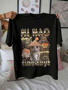 Men T-Shirts - 黑色 - 查看 5