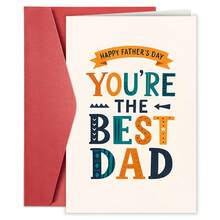 1pc Single Happy Father'S Day Card That Is Perfect For Expressing Gratitude To The Greatest Dad. Celebrate This Special Occasion With A Sincere Message, Making It An Ideal Gift For Fathers At Home Or In The Workplace, Complete With An Envelope - Greeting Card + Envelope - View 14