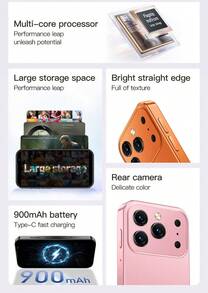 SOYES El smartphone XS18 Pro 3G es un dispositivo mini elegante y ultraligero con memoria ampliable, una pantalla HD de 3,0 pulgadas, un procesador multinúcleo, reconocimiento facial y una batería de gran capacidad de 900 mAh. - Multicolor - Ver 3