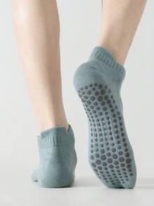 1/2/3/6 Pairs Men's Multi-Color Professional Anti-Slip Pilates Short Socks, Breathable Autumn Sports Floor Socks, Spring/Summer Yoga Socks - Multicolor - View 8