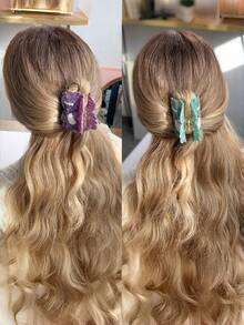 1pc Cute Dinosaur Acetate Hair Claw Clip For Women - Multicolor - View 3