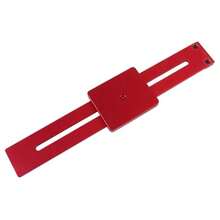 Woodwor Scrir Mar Line Ruler 10-Inc Layout Tool Wit Laser-Etced Scale - Precision Parallel Ruler And Scale Aluminum Offset Mar Gauge  Saw Milling Layout Tools - Red - View 5
