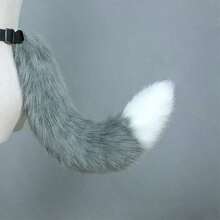 1pc New Cat Tail Set, Suitable For Masquerade Party, Performance, Cosplay Cat Girl Accessories, Tail With Tie, Suitable For Masquerade Party, Stage Performance, Halloween Costume Fall Halloween Accessories - 全新多色 - 查看 15