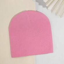 Macaron Color Solid Knit Beanie Hats, Unisex Y2K Streetwear Caps - Multicolor - View 2