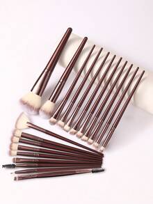 20支化妆刷套装，适合作为节日礼物 - 彩色 - 查看 14