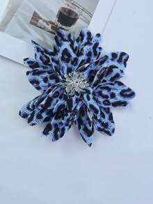 25cm Sexy Retro Leopard Print Flower Brooch, Suitable For Party Dresses And Outfits - Morning Glory - View 4