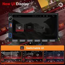 Double DIN Radio, 7-Inch Car Radio With Bluetooth, Screen, Mirror Link, EQ, FM, USB/AUX/SD, Button Illumination, SWC + Reversing Camera - A - 查看 11