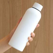 High Quality Double-Layer Vacuum Insulated Stainless Steel Plain Color Creative Small Mouth Sports Water Bottle, Yoga Water Bottle, Portable Coffee Cup, Summer Sports Water Bottle, - Multicolor - View 13