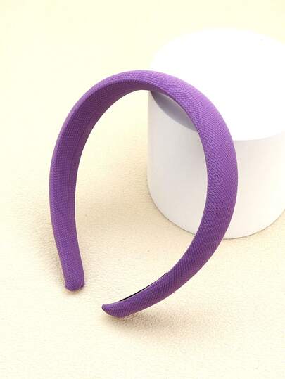 1pc Women Sponge Full Coverage Headband, Minimalist Design For Height Increase & Face Shaping, Suitable For Daily Wear