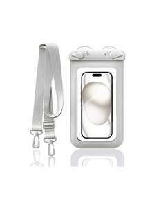 Waterproof Phone Bag, Large Capacity, Suitable For Swimming, Beach And Other Outdoor Activities, Can Store Wallet, Cards And Other Items, Waterproof Design, Suitable For Summer Vacation, Diving, Swimming, Beach And Other Occasions - Double Hook Waterproof Bag - View 16
