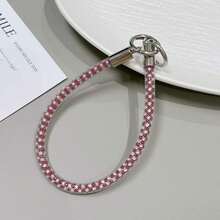 一套奢华炫彩水晶水钻手机挂绳，斜挎链，手链，项链吊坠，时尚配饰 - 彩色 - 查看 10