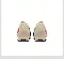 Nike 男子PHANTOM 6 ACAD FG/MG NU3運動訓練足球鞋 - 米色/酒紅色 - 查看 5