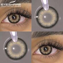 Eyeshare 1副装 适用于眼睛的软性隐形眼镜 自然色 14.0毫米 - RICHGIRL-BROWN - 查看 4