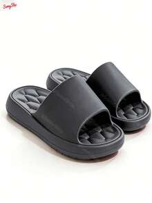 Chanclas Mujer Suaves Cómodas Antideslizantes Ergonómicas para Casa Playa Piscina Uso Diario Verano - Gris - Ver 1