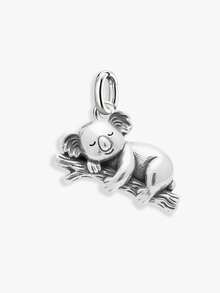 1 chiếc mặt dây chuyền hình thỏ hoa mùa xuân bằng bạc sterling 925 độc đáo, tối giản, quà tặng trang sức tinh tế tự làm cho nam và nữ. - Bộ 1 - Xem 15