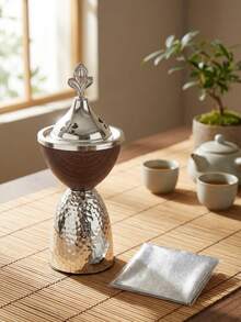 1件/1套奢華金屬香爐，中東阿拉伯風格優雅香爐。適用於居家、辦公室、飯店客廳、節日裝飾、房間裝飾/家居裝飾/桌面裝飾，適用於感恩節/聖誕節/萬聖節，桌面裝飾、家居裝飾、節日裝飾及其他場合。 - 彩色 - 查看 12