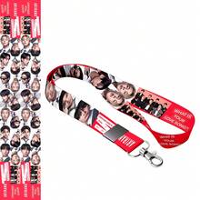 1条BT/S AIRRANG挂绳 RM Jin J-Hope Jimin V K-Pop演唱会必备粉丝身份识别颈带，可用于ID徽章、钥匙、手机、相机、U盘等，是粉丝礼物交换和日常使用的理想选择。 - 彩色 - 查看 8