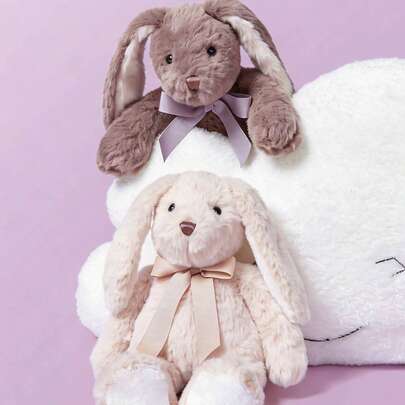POKOJA LAND 30cm/11.81inch Thỏ nhồi bông dễ thương Búp bê thỏ mềm mại Đồ chơi thỏ đi kèm Búp bê Quà tặng sinh nhật Quà tặng hoàn hảo cho ngày sinh nhật Lễ Phục sinh - Trang trí nhà Quà tặng ngày lễ tình nhân Trang trí Halloween