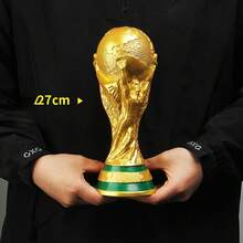 2026 USA-Canada-Mexico World Cup Trophy,  Cup Football Trophy Model,  Cup Bar - 27 Cao cấp rỗng, hoàn thiện mờ - Xem 1