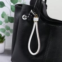 轻奢全钻手机挂绳手链奢华水钻挂链高端短款防丢绳包吊坠 - 彩色 - 查看 2