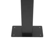 ZhdnBhnos 27" Carbon Steel Mailbox Post, 12" L *6" W *27" H Heavy Duty Mailbox Post With Stable Post Base, I-Shaped Surface Mounting Post For Easy Install Mailbox Use, 110.23lbs Load Capacity, Ground Mounted - Variant,3 - View 9