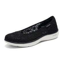 Skechers 女士休闲鞋 - ON-THE-GO FLEX RADIANT 女士一脚蹬鞋，简约舒适，日常休闲鞋 138448-BKW - 138448-BKW - 查看 3