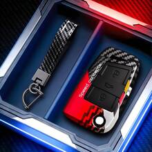 Bộ vỏ bọc chìa khóa xe hơi bằng sợi carbon ABS, kiểu dáng graffiti, phù hợp với các dòng xe Golf 7 MK7, Tiguan MK2, SEAT Ateca, Leon FR 2, Ibiza, Octavia. - Loại A - Xem 14