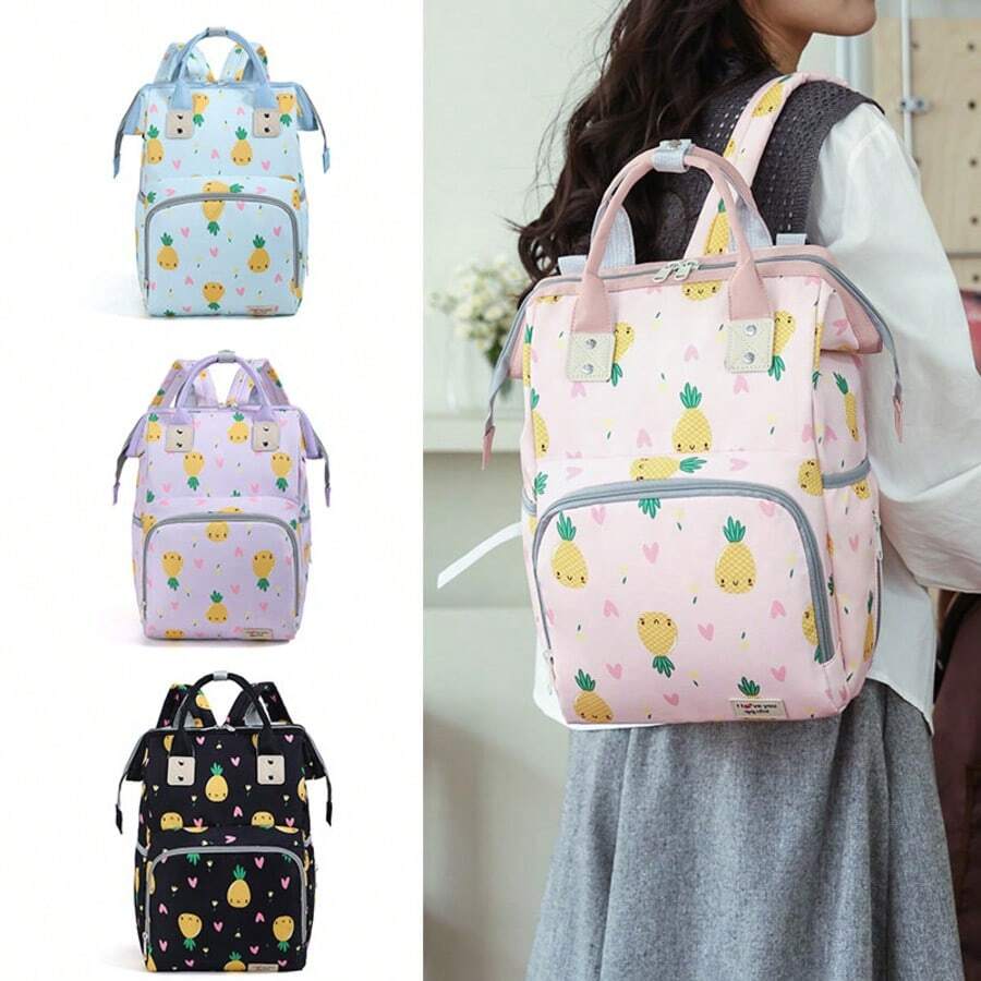 Ba lô cho mẹ chống thấm nước dung tích lớn mới, túi đựng đồ cho bà bầu tối giản để đi du lịch, đi làm, dạo phố cùng bé, túi xách tay đựng tã. - Nhiều màu - Xem 1