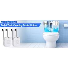 1 Giá đỡ viên tẩy rửa bồn cầu, kích thước 3.7'' x 2.9'' x 0.7'', giá treo viên tẩy rửa bồn cầu giúp ngăn ngừa cặn bẩn hòa tan làm ô nhiễm nguồn nước. - A - Xem 10
