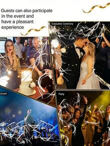 3PCS LED Luminous Fairy Wand With Bell, Light Up Wands For Wedding,Silk Streamer With Bell LED Fairy Ribbon Fairy Wand Glow In The Dark Flashing Lace Stick, Luminous Ribbon, Wedding Bell Decoration, Wedding Wands Streamers Ribbon Flowing Light For Wedding Birthday Party Favor,Wedding Reception, Graduation, New Year, Birthday Party ,Concert(Warm White) - A - View 7