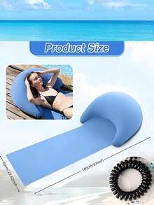 Thảm bãi biển bơm hơi gấp gọn, di động, dùng cho một người, thích hợp cắm trại. - Nhiều kiểu dáng - Xem 7