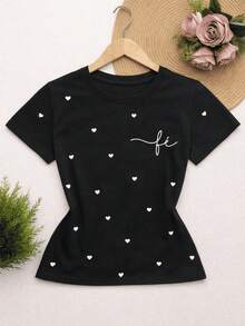 Women's 100% Cotton Blouse With "Faith" Print And Mini Hearts – Comfort And Delicacy - 信仰 - 查看 7