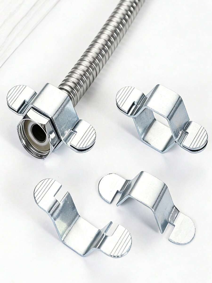 Bộ 4/8/10/20 kẹp cờ lê ống tái sử dụng - Cờ lê lục giác bằng thép không gỉ dùng cho hệ thống ống nước nhà tắm và nhà bếp. - Bạc - Xem 1