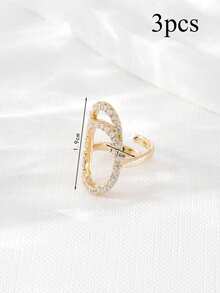 1pc Summer Beach, Wedding, Graduation, Music Festival Nail Ring - Multicolor - View 5