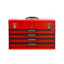 Portable Tool Kit With Four Sockets And Toolbox With Metal Lock, Packaging Equipment Compatible With Cooling Tanks - Black - B - 查看 10