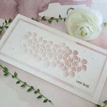 Khuôn cắt kim loại hình cánh hoa dùng để làm thiệp, bộ khuôn dập nổi giấy, khuôn mẫu trang trí khung ảnh, album ảnh tự làm, bộ khuôn mẫu scrapbooking. - mc430 - Xem 4