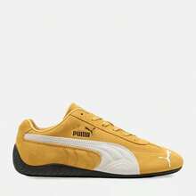 PUMA Speedcat OG Sneakers - Authentic Heritage Motorsport Shoes | Viral 2026 Unisex Slim-Fit Racing Trainers | Premium Suede Low-Profile Footwear | Iconic Archive Speedcat Lifestyle Shoes | Classic Moto-Core Streetwear Sneakers - Archive Gold - 查看 7