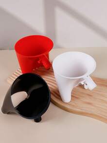 1 cái phễu đựng bột bằng silicon dùng trong nhà bếp, phụ kiện phễu trộn bột. - Xem 6